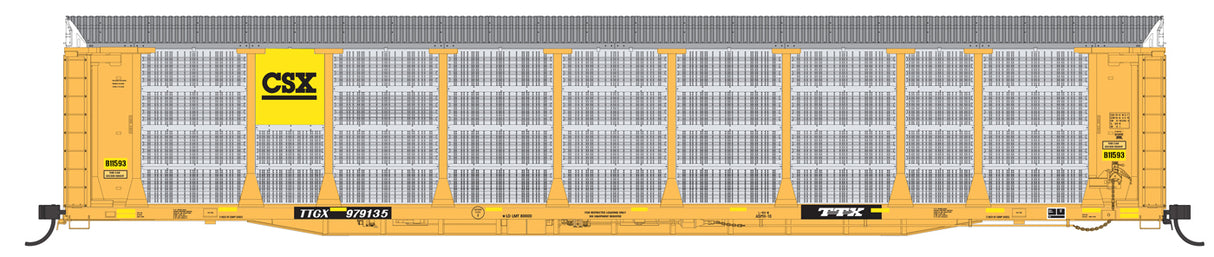 Intermounain Railway HO BI-LEVEL AUTO RACK - CSX PATCH - IMR452108