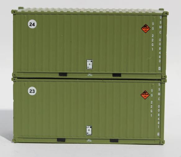 Jacksonville Terminal N USMC 20' MILITARY CONTAINER - JTC205457