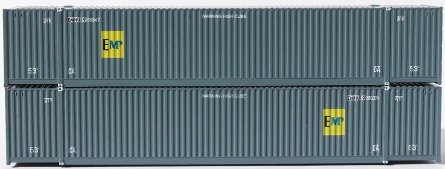 Jacksonville Terminal N EMHU FADED 53' CONTAINER 2PK - JTC537037