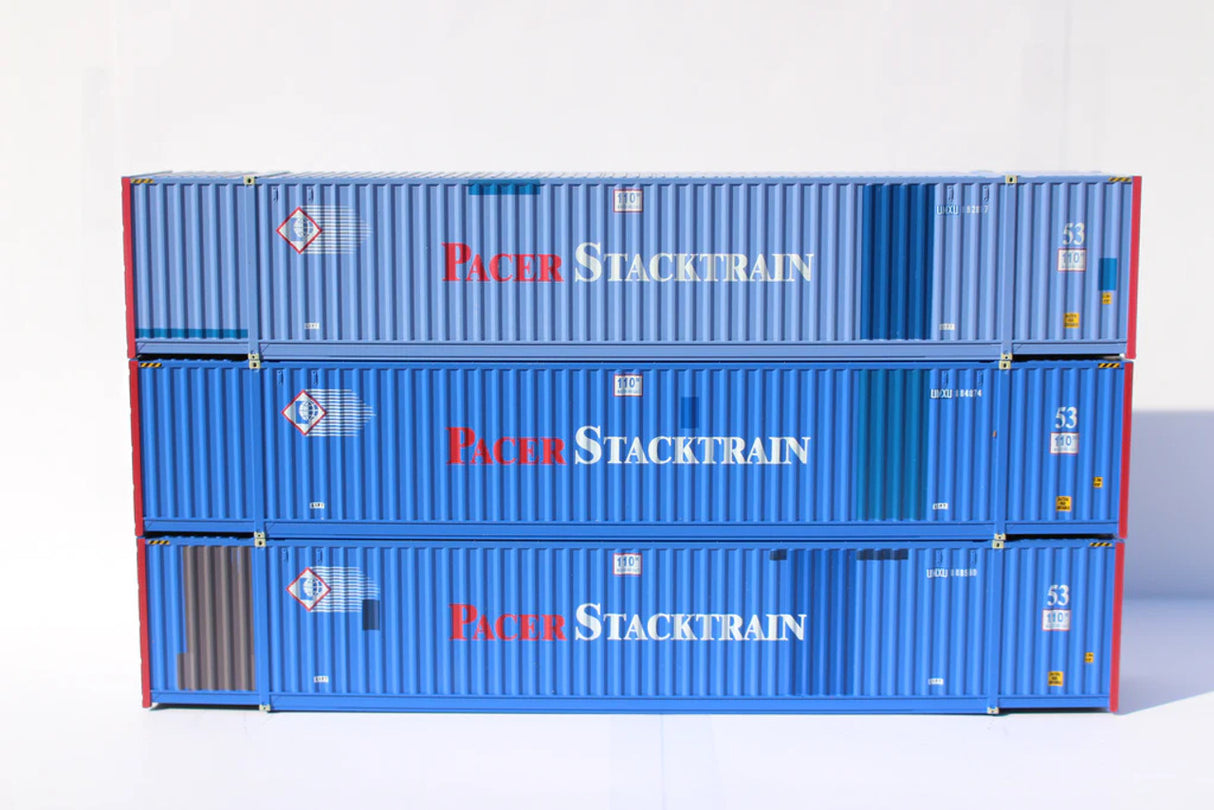 Jacksonville Terminal HO PACER PATCH 53' CONTAINER 3/PK - JTC953056