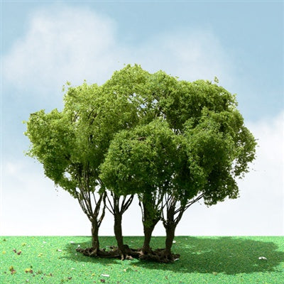 JTT Minature Tree - Privet Trees -- 1-3/4 - 2" 4.4 - 5.1cm Tall pkg(3) - JTT92203