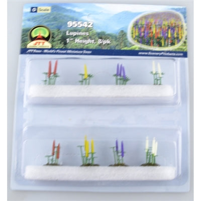 JTT Miniature Tree Lupines -- 1" 2.5cm Tall pkg(8) - JTT95542