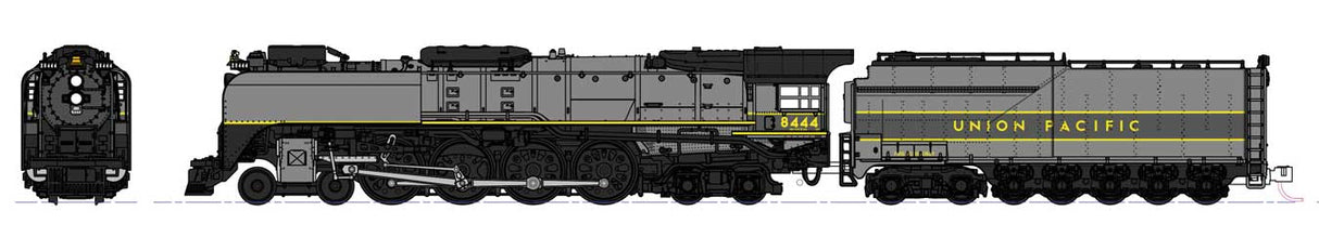 Kato N FEF-3 UP GREYHOUND #8444 W/SND - KAT1260403LS