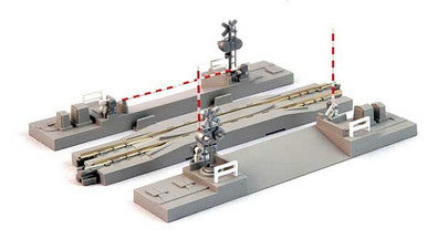 Kato N 4-7/8" 124mm Crossing Gate & Rerailer Track - KAT200271