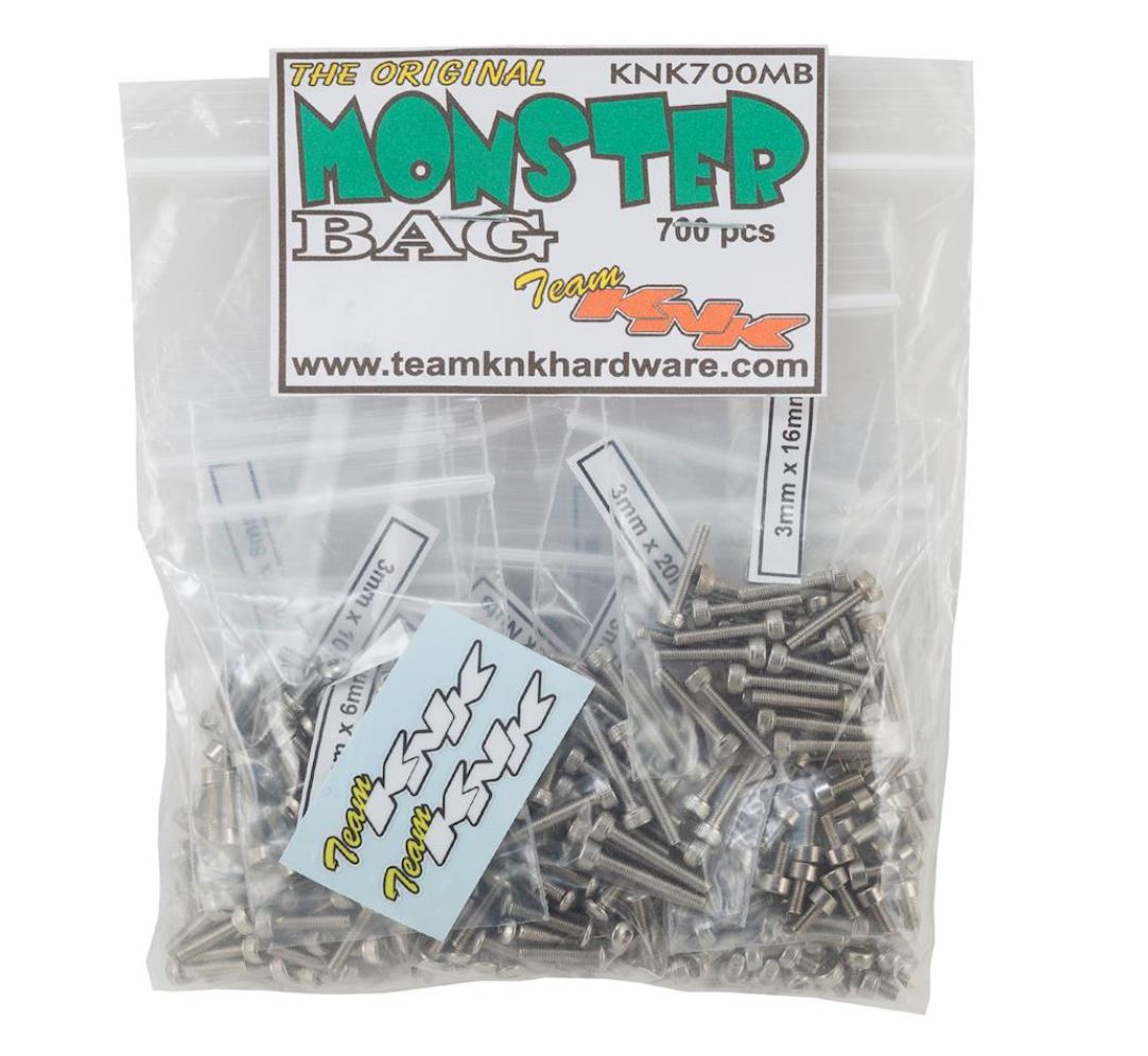 KNK Hardware Monster Bag - 700 Piece Stainless Bulk Bag - KNK700MB