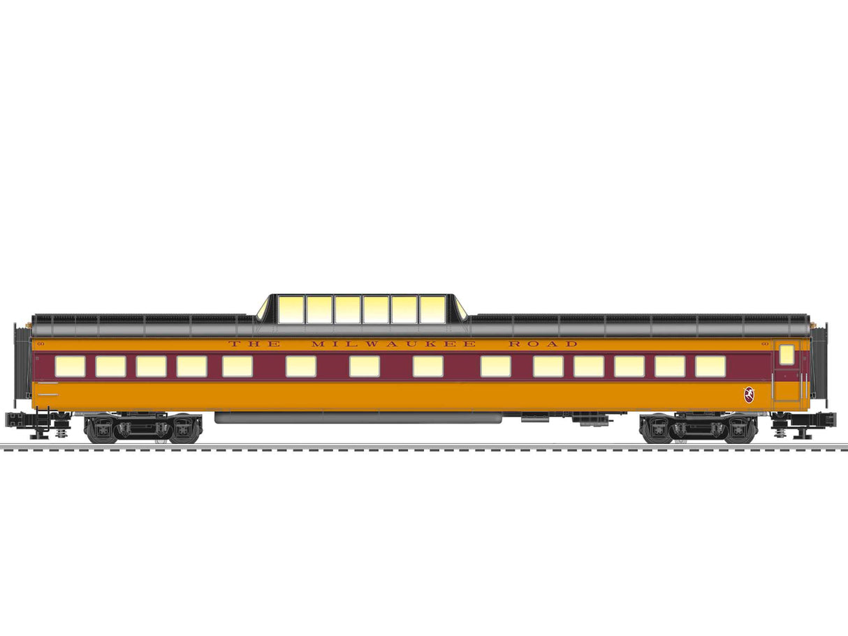 Lionel O VistaVision Dome Car, MILW #60 - LNL2027770