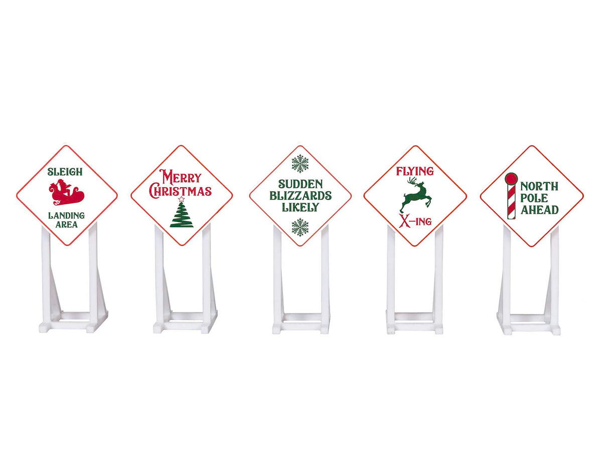 Lionel O CHRISTMAS SIGNS 5PC - LNL2030260