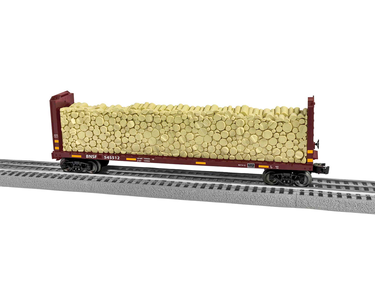 Lionel O Bulkhead Flatcars, BNSF #545512 - LNL2043092