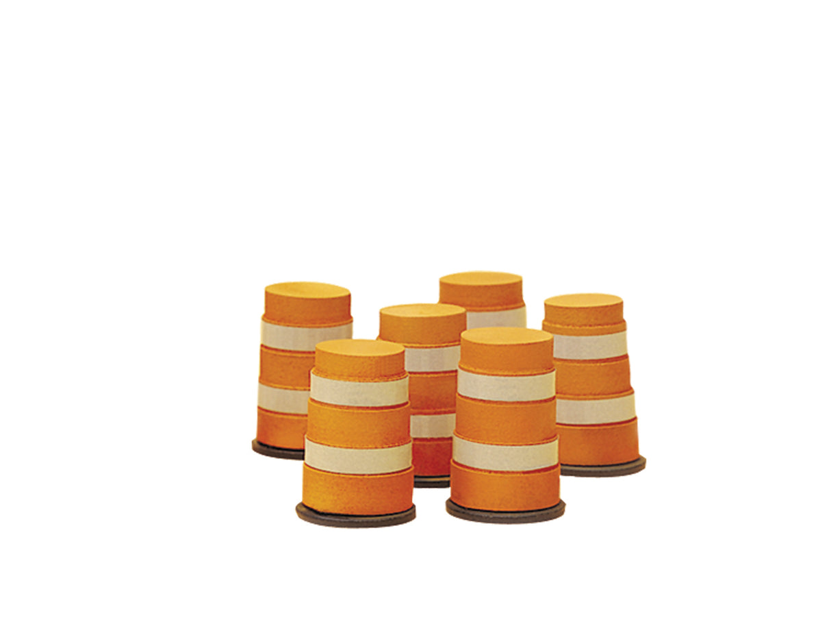 Lionel O Highway Barrels (6) - LNL632922