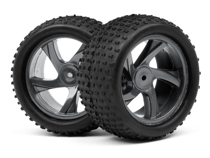 Maverick 1/18 Truggy Wheel & Tire Assembly, Ion XT - MVK28047
