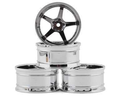 MST MST GT Wheel Set (Chrome/Black Chrome) (4) (Offset Changeable) - MXS832109SBK