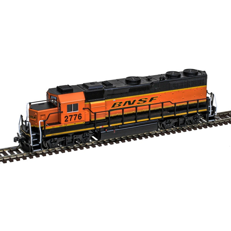 Atlas N EMD GP39-2 Phase I - Standard DC - Master(R) Silver -- BNSF Railway #2776 (orange, black, Wedge Logo)