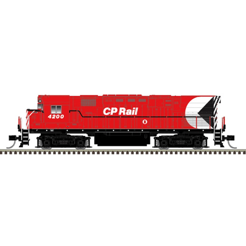Atlas N Alco C424 - Standard DC - Master(R) Silver -- Canadian Pacific (CP) #4200 (red, white, black, Large Multimark)