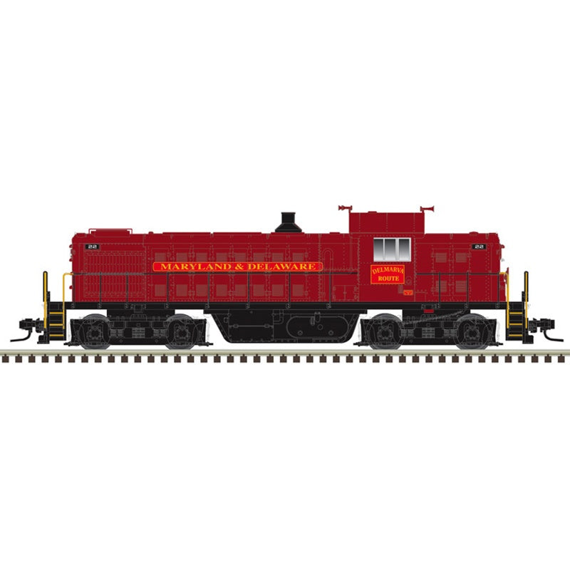 Atlas N Alco RS1 - LokSound and DCC - Master(R) -- Maryland & Delaware #22 (maroon, red)