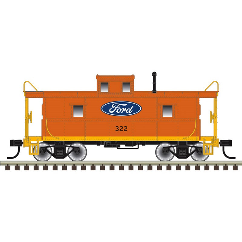 Atlas Trainman (3-Rail) O C&O Cupola Caboose Ford #332