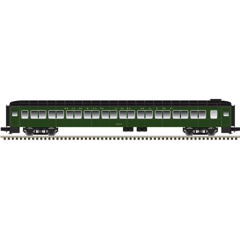 Atlas Trainman (3-Rail) O 80' Pullman Bradley Passenger Car Boston and Maine #4606