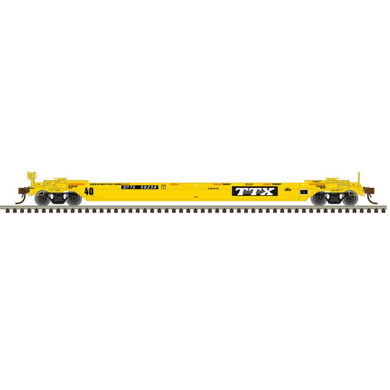Atlas Master (3-Rail) O 40' Rebuilt Well Car TTX Early Logo #59437