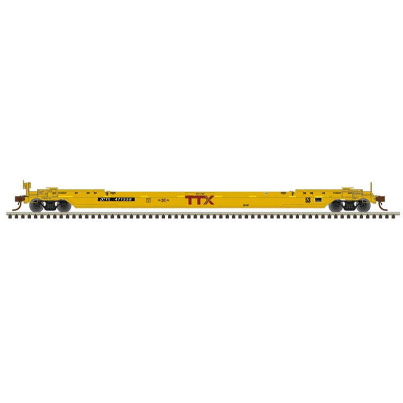 Atlas Master (3-Rail) O 53' Rebuilt Well Car TTX (Next Load Any Road)  #475302