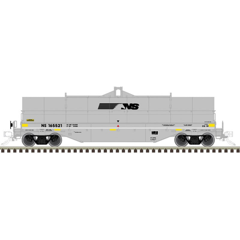 Atlas Master (3-Rail) O 42' Coil Steel Cars Norfolk Southern (NS)  #165559