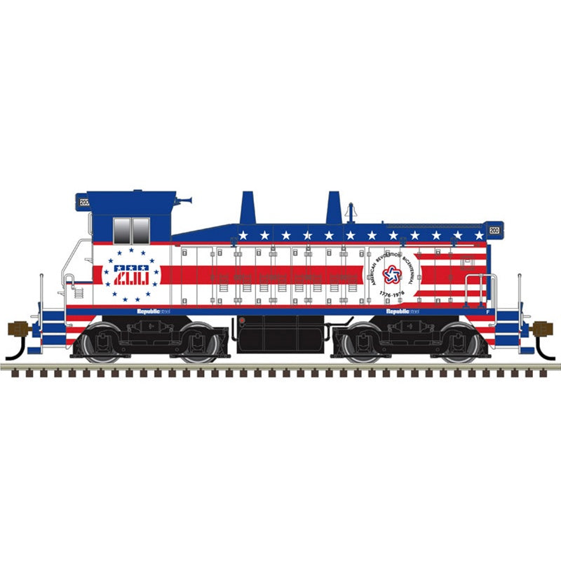 Atlas Master (3-Rail) O SW8/9 Locomotive Republic Steel #200