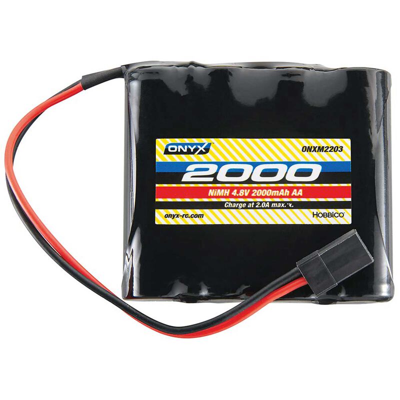 Onyx 4.8V 2000mAh NiMH AA Flat Receiver Battery: Universal Receiver - ONXM2210