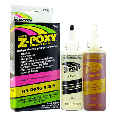 Pacer Pacer Zap Z-Poxy Finishing Resin, 12 oz - PAAPT40