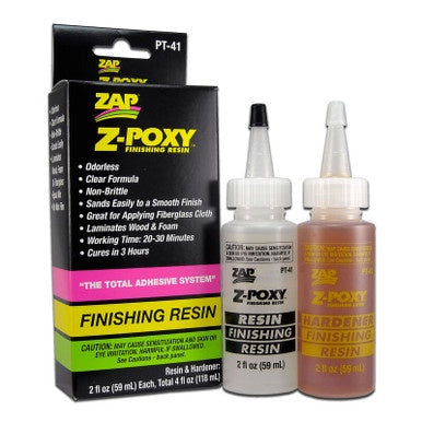 Pacer Pacer Zap Z-Poxy Finishing Resin, 4 oz - PAAPT41