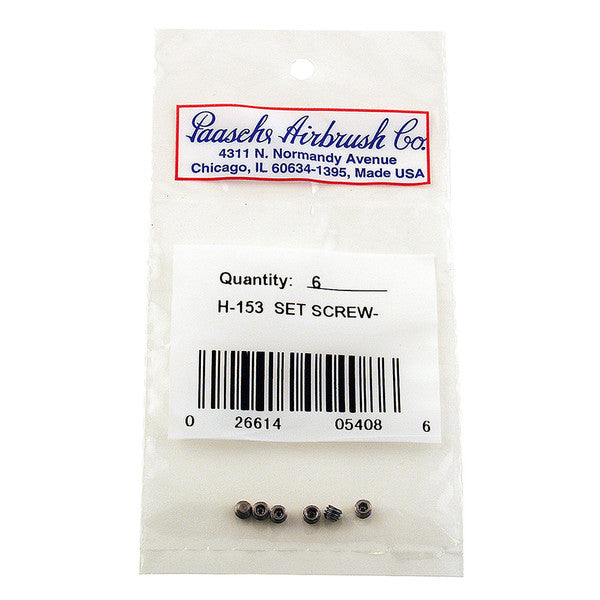 Paasche Set Screw (Pack of 6) - PASH153