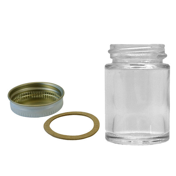 Paasche 1 oz./29cc Plain Jar, Cover & Gasket - PASH194