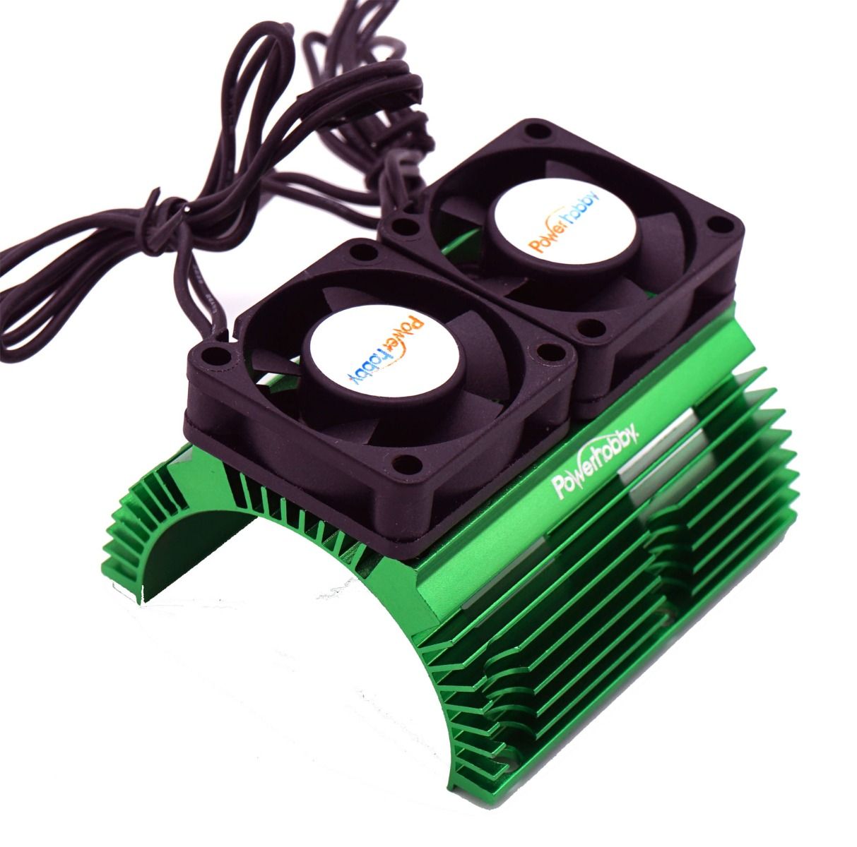 Power Hobby Powerhobby Heat Sink w Twin - PHBPH1289GREEN