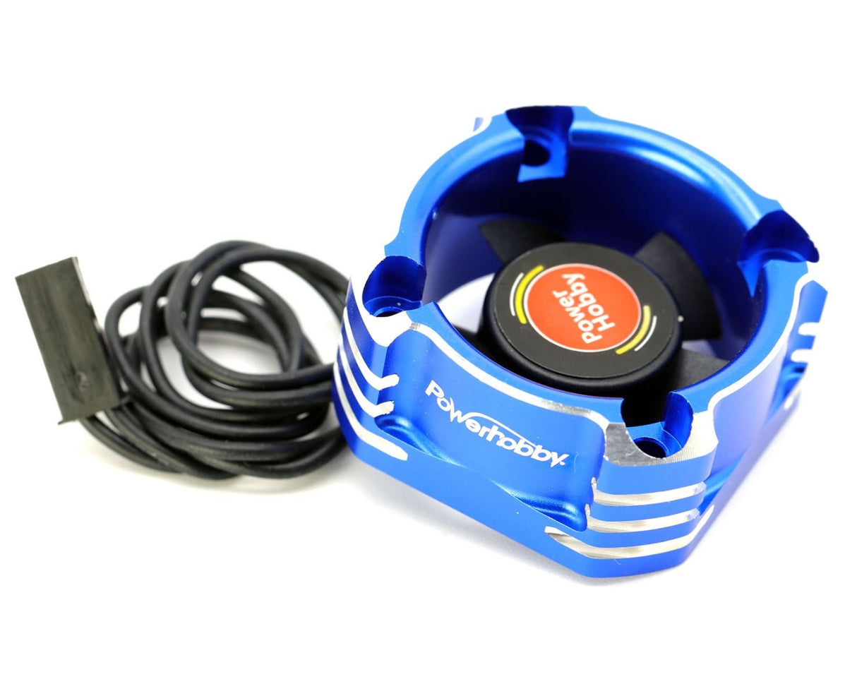 PowerHobby Booster 30x30 High Speed Aluminum RC Cooling Fan 30mm 28K-Blue - PHBPHF3033BLUE