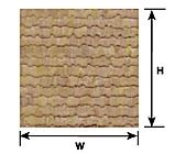 Plastruct PS-131 HO Wood Shake Shingle - PLS91656