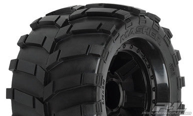 Pro-Line Masher 3.8" w/ Traxxas Style Bead Tire 17mm (2) - PRO118911