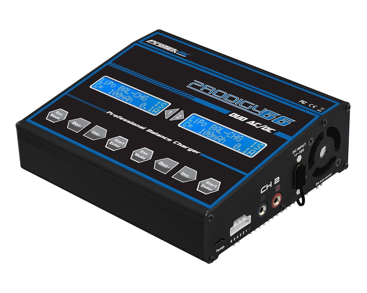ProTek RC "Prodigy 66 Duo AC/DC" LiHV/LiPo Battery Balance Charger