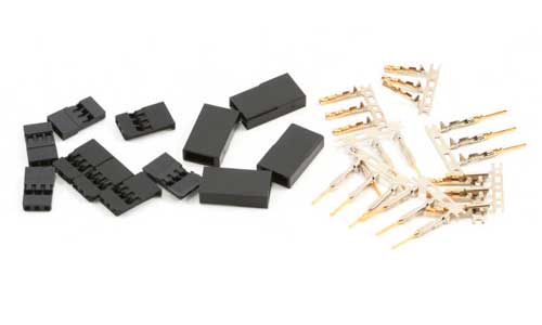 Proteck RC Futaba Style Servo Connectors (4 Pair) - PTK5008