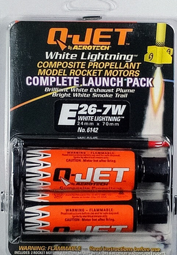 Quest Rockets - E26-7W Q-Jet 24mm (2-Pack)