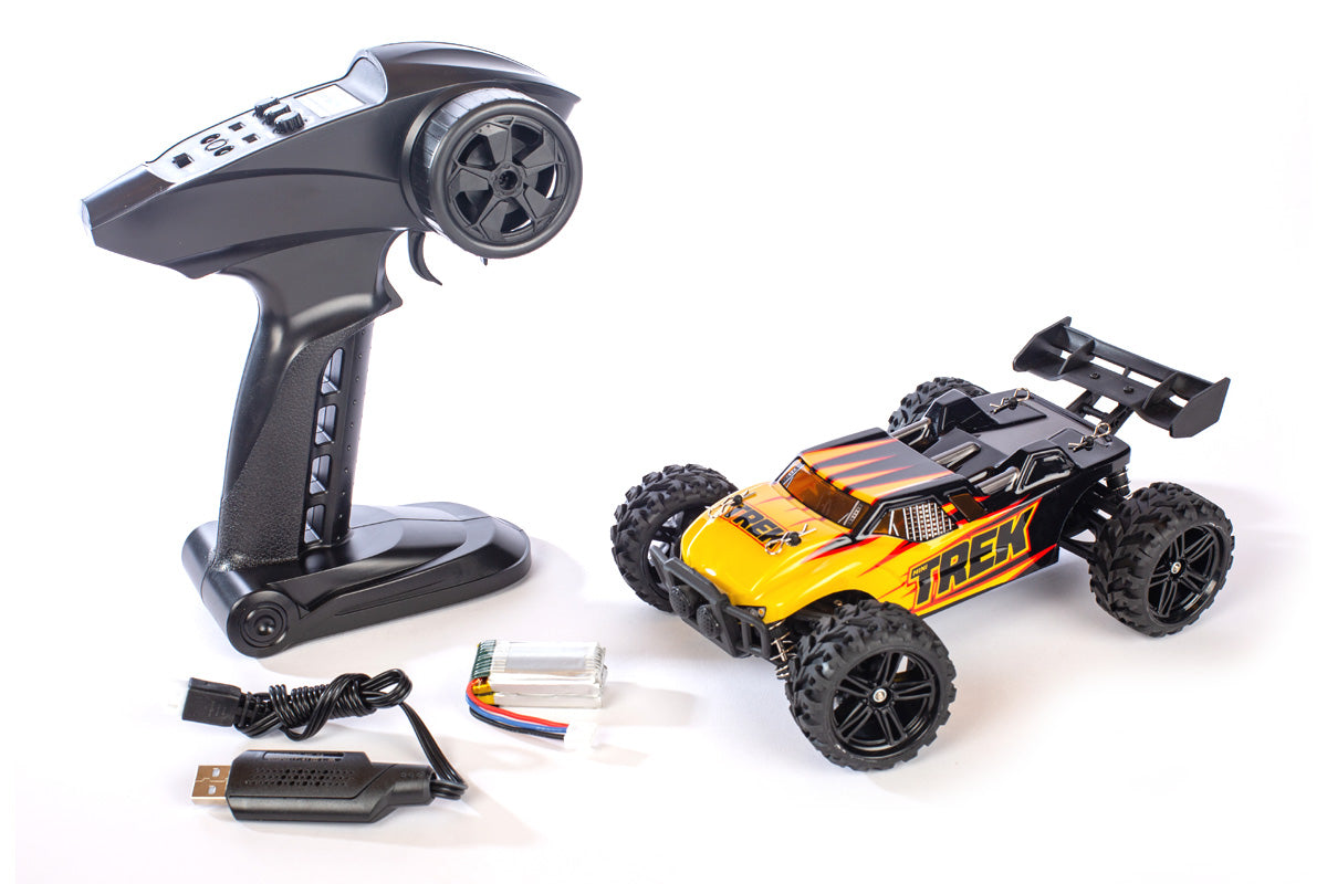Rage RC Mini Trek 1/24 RTR Truggy - Yellow - RGRC2450