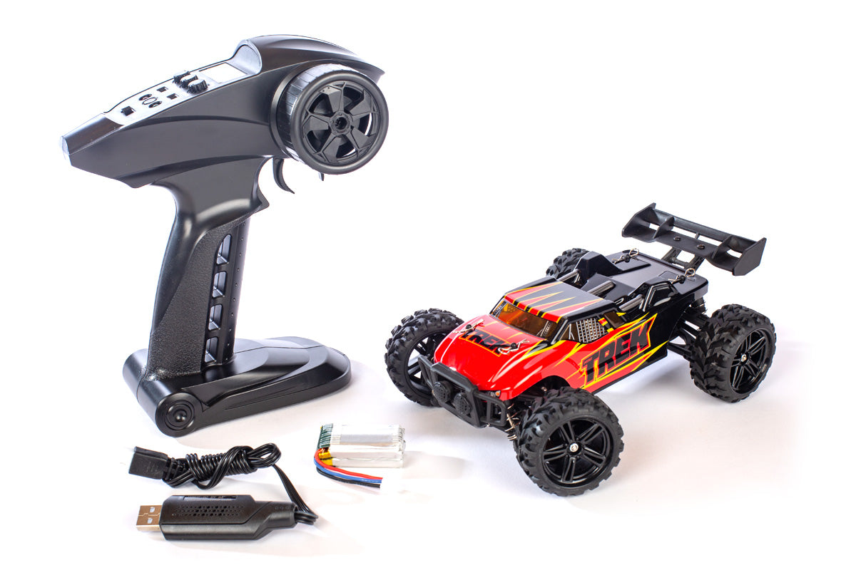 Rage RC Mini Trek 1/24 RTR Truggy - Red - RGRC2451