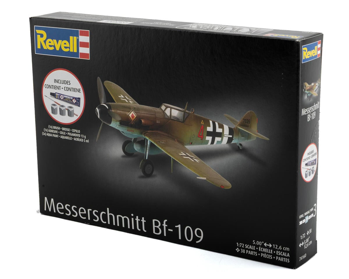 Revell 1/72 Messerschmitt Bf-109 Plastic Model Kit