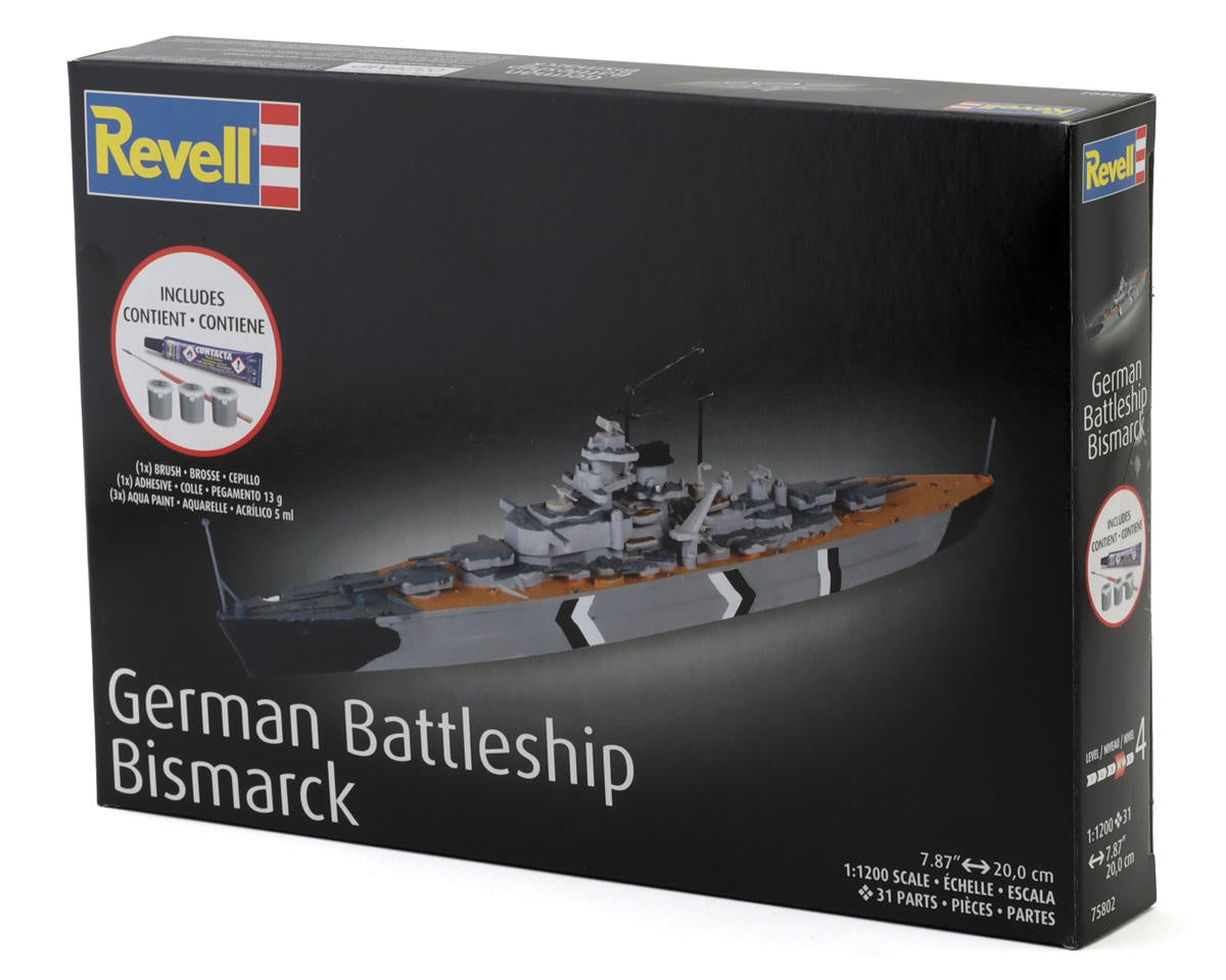 Revell 1/1200 German Battleship Bismarck Plastic Model Kit