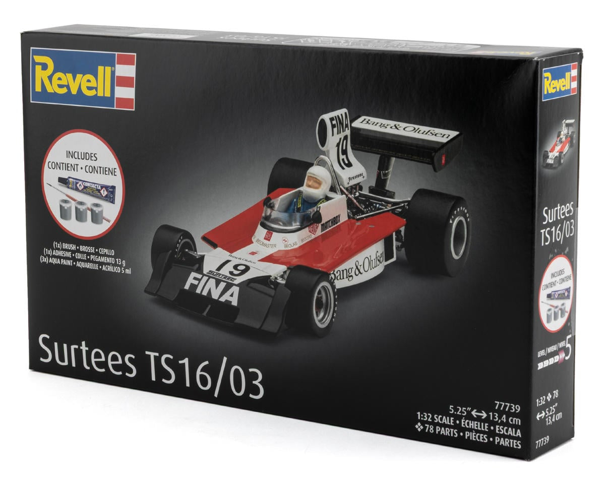 Revell 1/32 Surtees TS16/03 Formula 1 Car Plastic Model Kit
