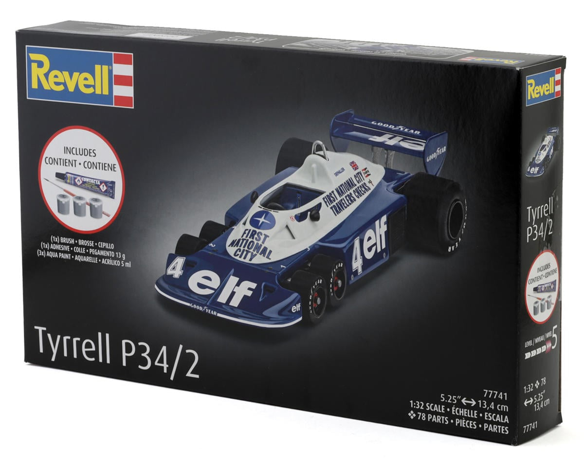 Revell 1/32 Tyrrell P34/2 6-Wheel Formula 1 Car Plastic Model Kit