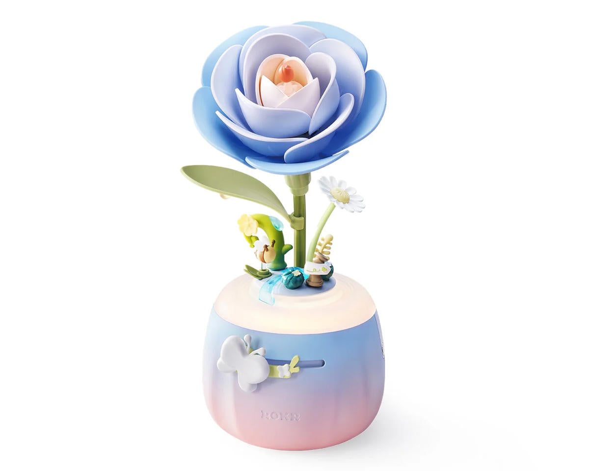 Robotime Starry Camellia Lamp DIY Miniature 3D Plastic Model Kit