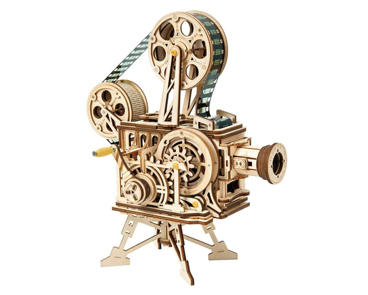 Robotime ROKR Vitascope Movie Projector 3D Wooden Puzzle Kit