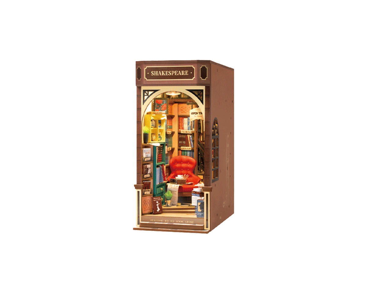 Robotime Rolife Bookstore DIY Book Nook Shelf Insert Kit