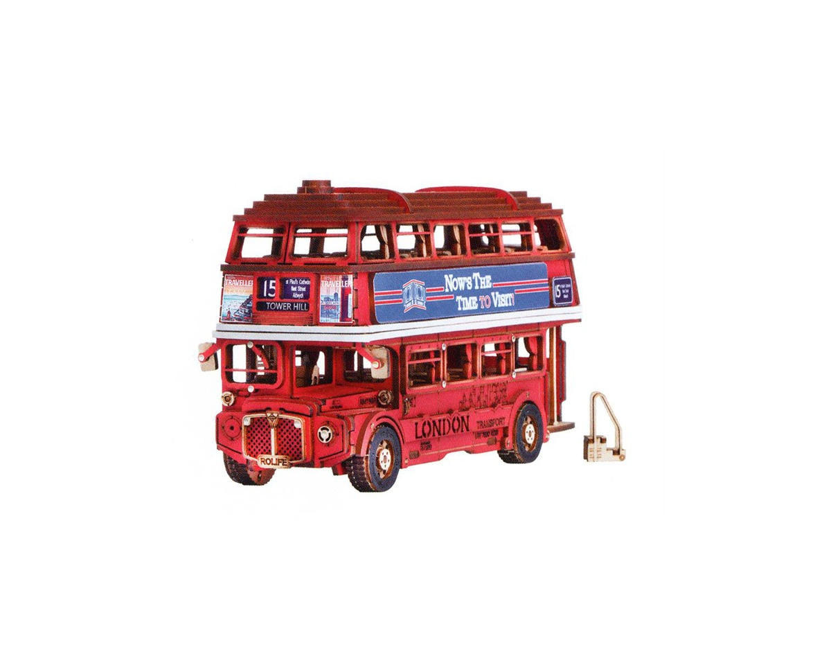 Robotime London Tour Bus