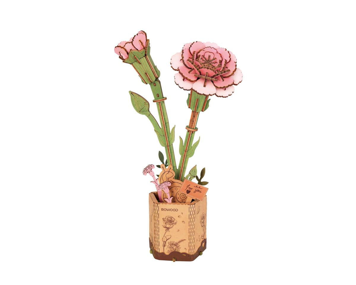 Robotime ROWOOD Pink Carnation