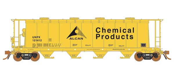 Rapido Trains HO 3800 Covered Hopper, UNPX/Alcan - RPI127021