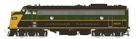 Rapido Trains HO CNR GMDD FP9A #6541 - RPI220572