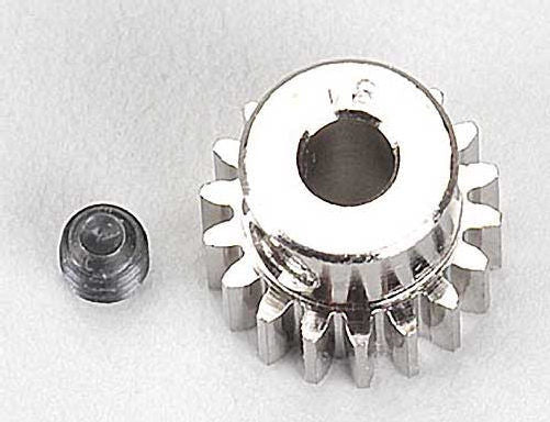 Robinson Racing Products Nickel Plated Stee Motor Pinion,1/8"bore/48P/18T - RRP1018